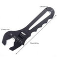 thumbnail image 3 of BE-TOOL Wrench Spanner Adjustable AN3-16 Anti-Slip Grips Metal Hand Tool Universal, 3 of 4