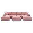 thumbnail image 2 of Scarlet Velvet Corduroy Sofa in Pink, 2 of 2