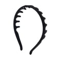 thumbnail image 4 of Diadema de silicona, flexible, cómoda, , sencilla y ligera. Accesorios para cabello. Banda para cabello para mujer. Negro, 4 of 8