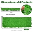 thumbnail image 3 of Seto Artificial Costway 1908 Hojas Falsas decoración interior Jardín Patio 300 x 100 cm Verde, 3 of 9