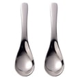 thumbnail image 1 of 2pcs Stainless Steel Spoons Children Spoons Soup Spoons Rice Spoons Kids Tableware, 1 of 9