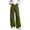 Green, variant on Spazoro Girls Wide Leg Sweatpants with Pockets, Warm Ruffled Waistband Solid Color Pull On Loose Fit Baggy Trousers Fall Winter Casual Bottoms Pink Size 7-8