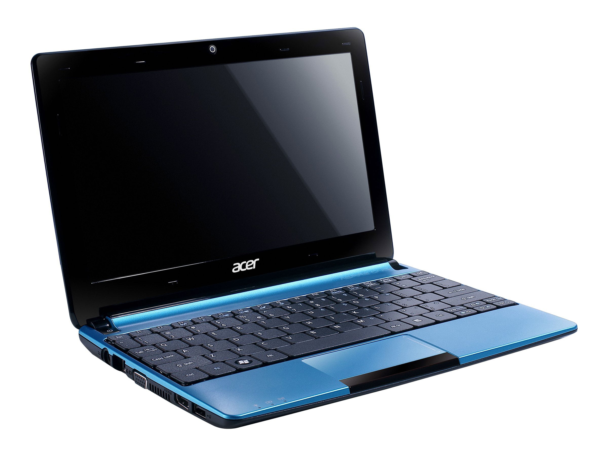 Acer Aspire ONE D270-1865 - Intel N2600 / 1.6 GHz - Windows 7 Starter 32-bit - GMA 3600 - 1 GB RAM - 320 GB HDD - 10.1" CrystalBrite 1024 x 600 - aquamarine blue - Walmart.com