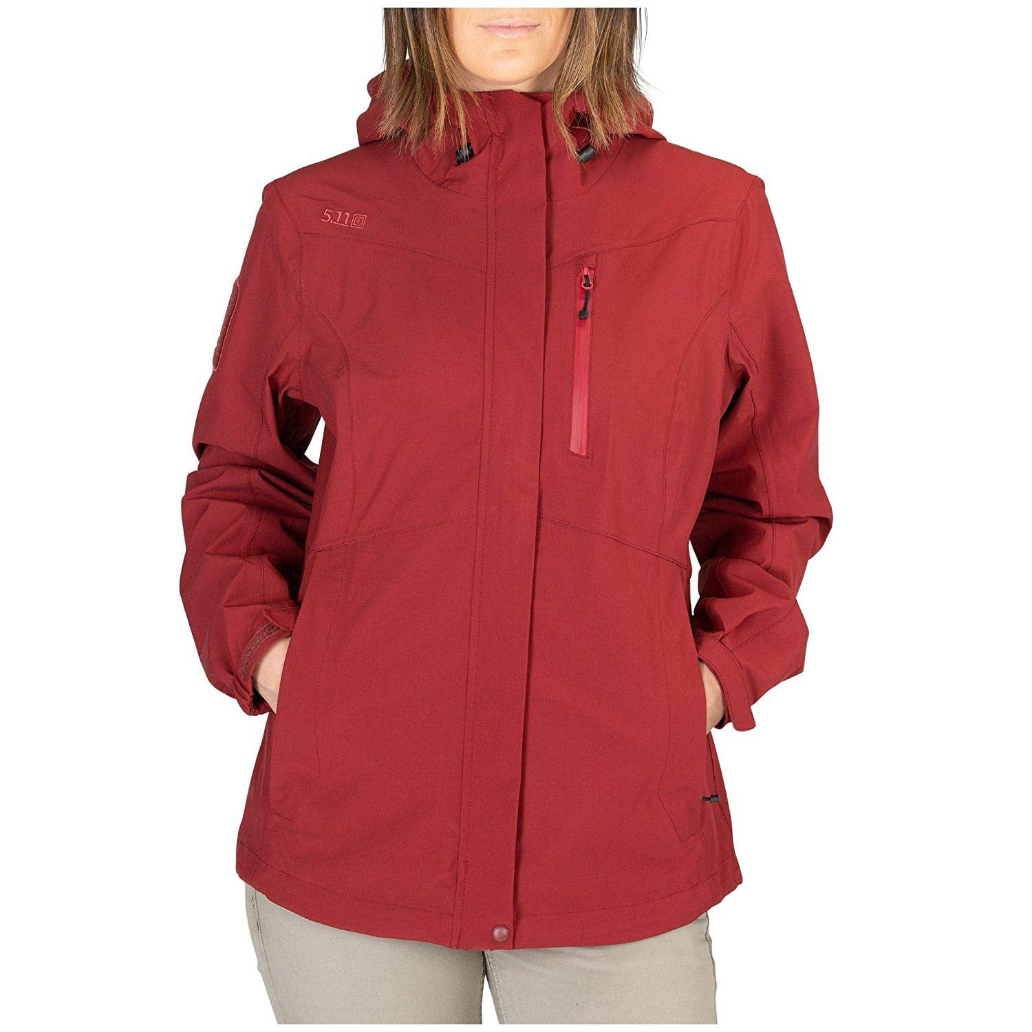 5.11 Tactical Women's Polyester Aurora Waterproof Shell Jacket, Nylon ...