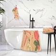 thumbnail image 5 of Coolnut Vintage Watercolor Bird Bath Towels with 1 Washcloth, 27"x54" + 12"x12"100% Cotton Bathroom Towels Set, Ultra Absorbent and Super Soft Bath Towel for Hotel, Home, 5 of 6