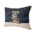 thumbnail image 2 of Happy New Year Belgian Malinois Welcome 2025 Balloon Firework Party Pillow Cushion Double Sided Sheepdog Dog Lover Gifts Throw Pillow - 01014, 2 of 4