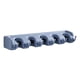 thumbnail image 1 of Soporte de escoba para , herramientas de jardín, organizador montado en la pared, estante de almacenamiento de ahorro de espacio para cocina, Azul 6 ganchos Sunnimix sostenedor de la escoba, 1 of 8