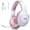 Pink&White, variant on AOC Wireless Gaming Headset for PC/PS5/PS4/Switch, Bluetooth 5.4 & 2.4GHz Gaming Headphones with Noise Canceling Mic, RGB, Type-C, 20ms Latency, 45H, 7.1 Virtual Surround- Black
