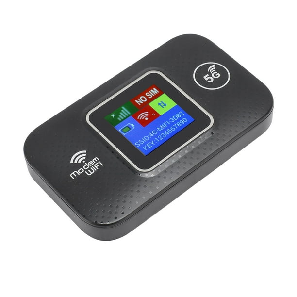 Enrutador Wifi Portátil, Punto de Acceso Wifi Móvil 4g Lte Hasta 150 Mbps de 3000 Mah Batería Con Ranura de Tarjeta Sim para laptop