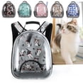 thumbnail image 2 of Mochila para perros y gatos, transparente, con ventana, moderna, para transportar a los astronautas, para gatos, productos para mascotas, bolsa de viaje, 2 of 5