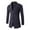 Grey, variant on Winter Coat For Mensmen'S Solid Color Fashionable Collar Long Sleeved Jacket Classic Trench Coat Windproof Warmth Tops