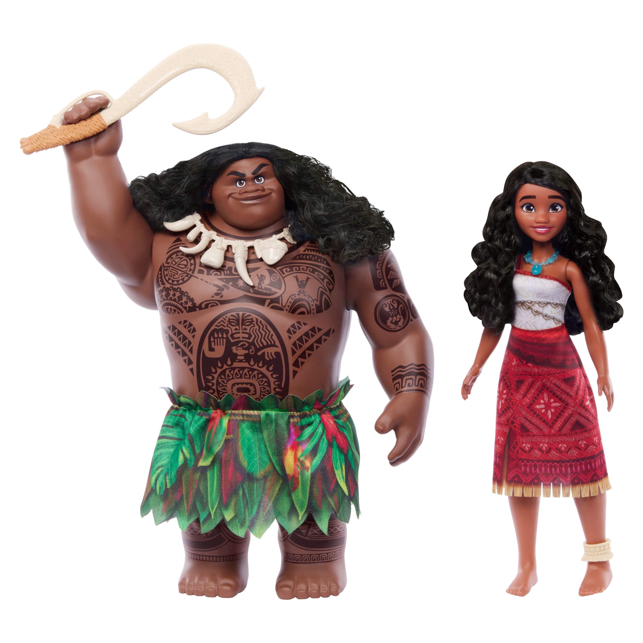 Disney Moana 2 Moana & Maui Voyager Set with 2 Fashion Dolls & 4 Accessories, Inspired by the Movie