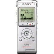 Sony 2GB Digital Voice Recorder with LCD Display, Silver, ICD-UX200