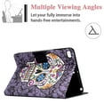 thumbnail image 4 of Allytech Slim Case for iPad Mini 7.9 inch Tablets, iPad Mini 5/Mini 4/Mini 3 2 1 Cover, Soft TPU Bumper Shockproof Auto Sleep Wake Card Slots Holder Wallet Case for iPad Mini 5 2019, Skeleton, 4 of 6