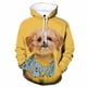 thumbnail image 2 of Sudadera con capucha con estampado 3D de perro Shih Tzu para hombre y niño, sudadera con capucha de manga larga, ropa informal de calle de gran tamaño, 2 of 4
