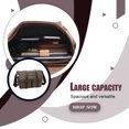 thumbnail image 4 of serony Women Men Shoulder Bag Camera Book Wallet Storage Crossbody Pack Large Capacity Camping Flap Messenger Pouch Multiple Pockets Grey Large, 4 of 7