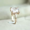 thumbnail image 2 of 3ct Princess Cut AAA Cz Smooth Bands Women's 18K Rose Gold Filled Ring Size 6-10, 2 of 4