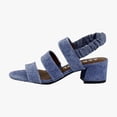 thumbnail image 2 of Aerosoles Clarissa Women's Heels Blue Jean Suede Size 11 W, 2 of 8