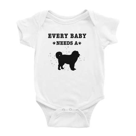

Every Baby Needs A Caucasian Shepherd Dog Baby Romper Infant For Boy Girl 0-3 Months