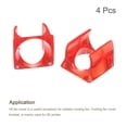 thumbnail image 3 of Uxcell V6 Fan Cover Radiator Cooling Fan Cover Red for 3D Printer 4 Pack, 3 of 4