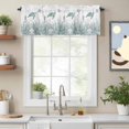 thumbnail image 2 of Summer Marine Life Valance Curtain for Windows Nautical Starfish Ocean Seahorse Sea Turtle Coastal Rod Pocket Curtain Valances Short Window Treatments for Kitchen Bathroom Laundry 42 x 12 Inch, 2 of 9