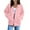 Pink, variant on XINXIAOO Women's Sweatshirts Hoodies Long Sleeve Hoodie Oversized Zip up Hoodie Unisex Hoodie Beige Sweatshirt Fall Fashion for Women Trendy Womens Clothes