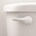 thumbnail image 4 of Toilet Handle Replacement Kit by , Universal Tank Flush Lever Handle with Stainless Steel Flapper Chains for Most Front Mount Toilets, White Finish Toilet Flush Handle, 4 of 8