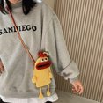 thumbnail image 3 of Bolso cruzado tejido a mano para mujer bolsa de teléfono móvil Ehuebsd con boca de salchicha de punto artesanal bandolera pequeña para monedas novedad de 2022, 3 of 9
