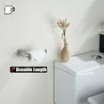 thumbnail image 4 of Double Towel Bar Matte Stainless Steel Bath Towel Rack for Bathroom Towel Holder Wall Mount Total Length TBLPB, 4 of 9