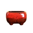 thumbnail image 1 of Matsuzay Crea un espacio con una maceta suculenta de cerámica Jardín y Patio rojo, 1 of 6