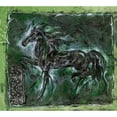 thumbnail image 3 of Wiley, Marta 16x15 Black Modern Framed Museum Art Print Titled - Green Lepa Zena, 3 of 5