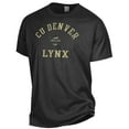 thumbnail image 2 of Men's ComfortWash Black CU Denver Lynx Garment Washed T-Shirt, 2 of 3