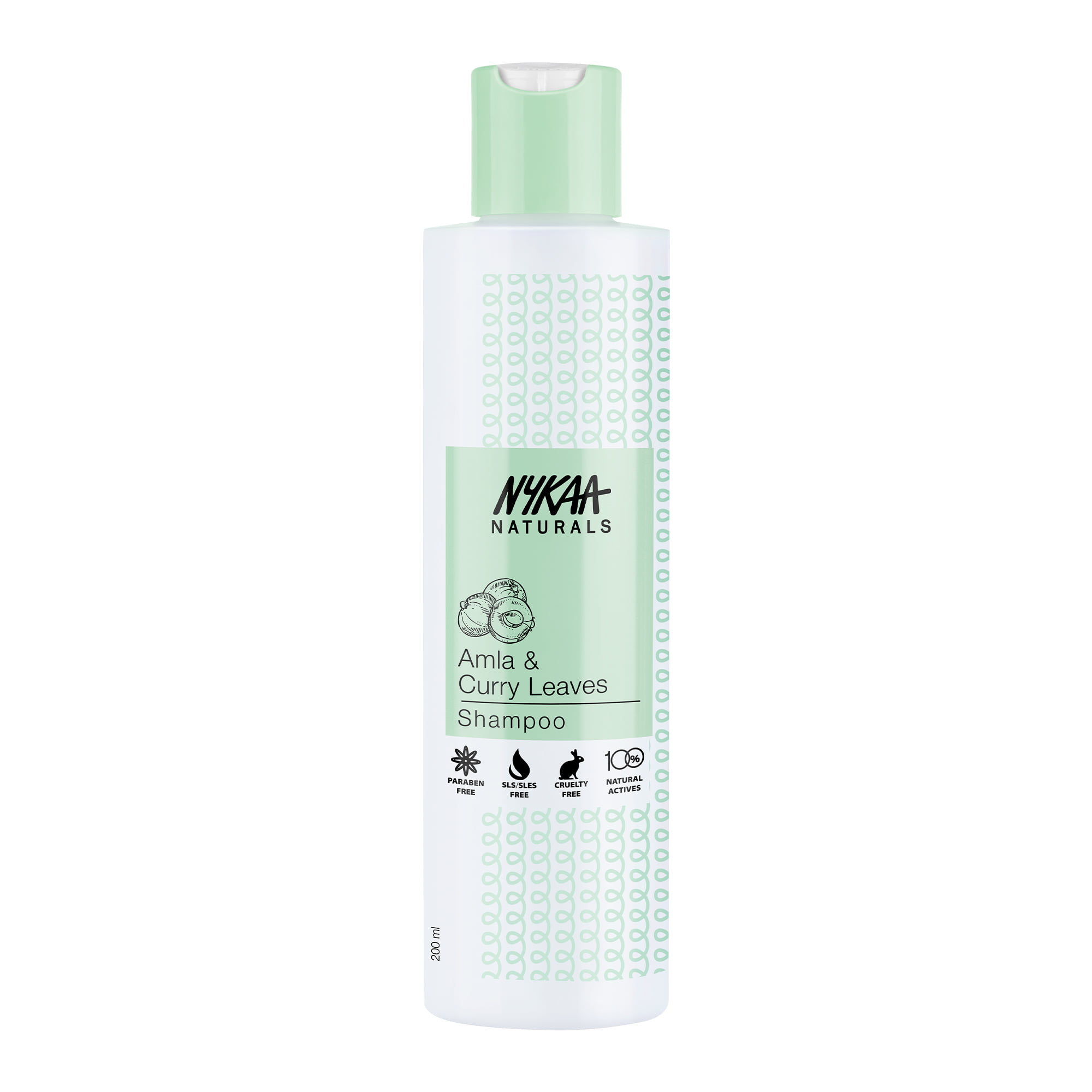 Nykaa Naturals Amla & Curry Leaves Shampoo - Prevents Hair Loss and  Thinning, 100% Natural Actives, Paraben & Sulphate Free, for All Hair Types  - 200ml 