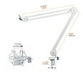 thumbnail image 5 of Desktop Microphone Holder Stand Foldable Mic Boom with Flexible Positioning for Live Broadcasts and Vocal Performances, 5 of 21