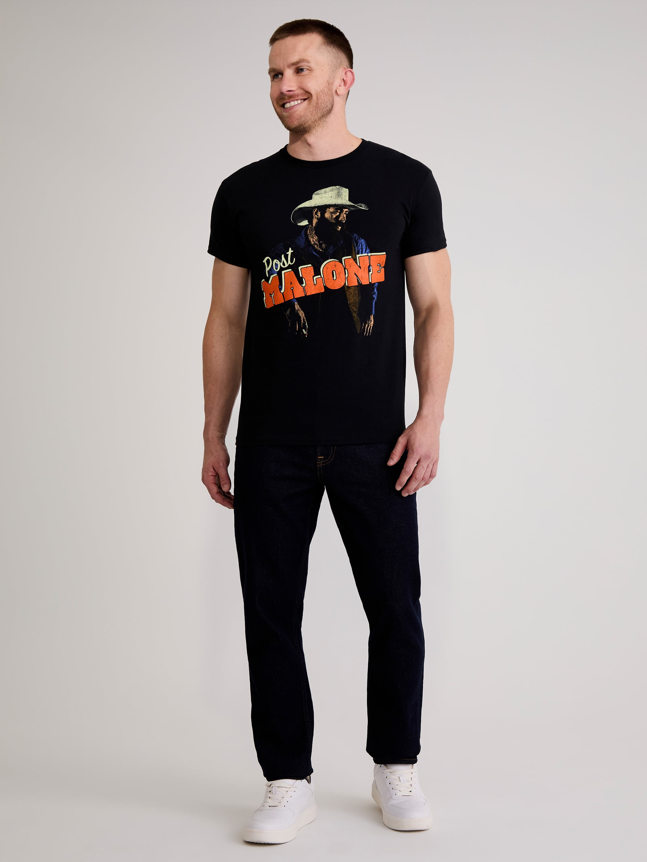 Post Malone Men's & Big Men's Cotton Graphic Tee, Sizes S-3XL