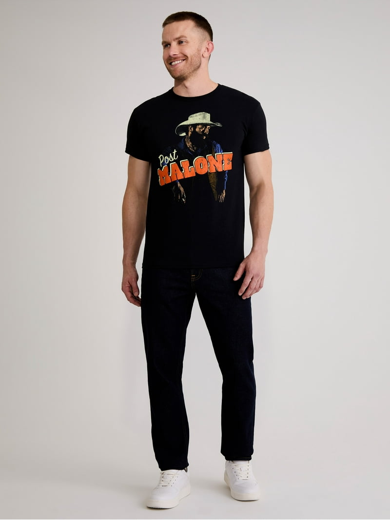 Post Malone Men's & Big Men's Cotton Graphic Tee, Sizes S-3XL Post Malone Men's & Big Men's Cotton Graphic Tee, Sizes S-3XL