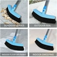 thumbnail image 6 of SUPTREE Push Broom for Outdoor Garage Floor Stiff Bristles Sweeping, Shop Broom Heavy Duty Broom Adjustable (Blue), 6 of 7