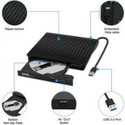 External DVD Drive, USB 3.0 CD Burner CD/DVD +/-RW Optical Drive, Slim Portable DVD CD ROM Rewriter Writer Duplicator for Laptop Desktop PC Windows 10/8/7 MacBook