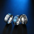 thumbnail image 6 of Viking Rings for Men, Fidget Ring for Stress Relieving Spinning Viking Norse Rune Band Ring Luminous Text Stainless Steel Jewelry for Men Women, 6 of 6