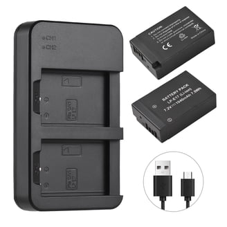 Batteria Ricaricabile LP-E17 1200mAh Per Canon EOS R100, RP, 200D, 77D, M3, M5, M6, 250D, 750D, 760D, 800D, T8i, T7i, SL2, SL3