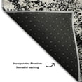 thumbnail image 5 of Addison Rugs Mayfield Premium Machine Washable Transitional Modern Black Round Rug, 8' x 8', 5 of 5