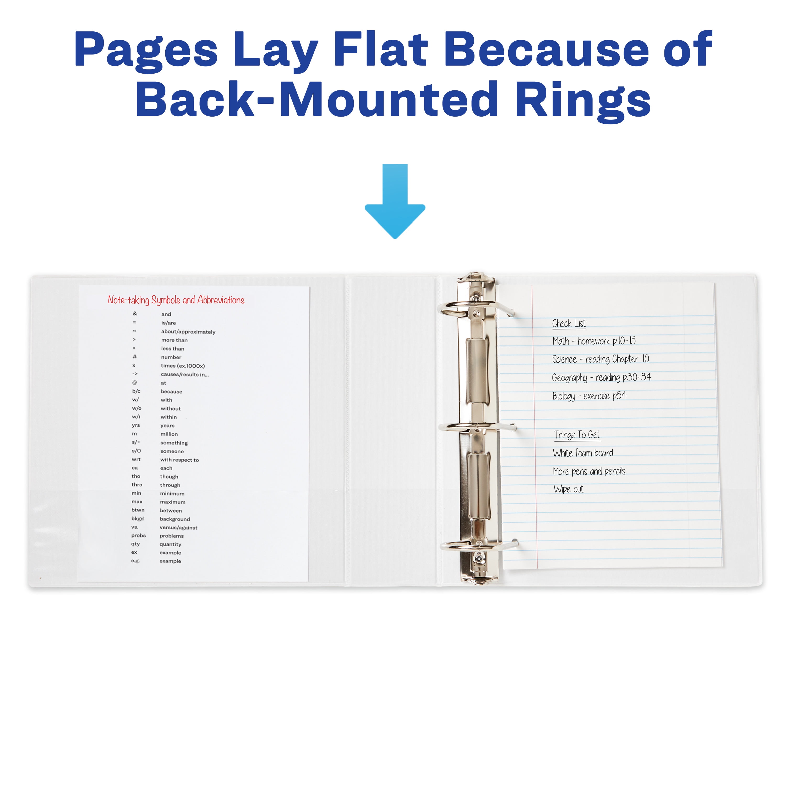 Avery Durable View Binders, 4" Rings, 2 Black Binders (09204)