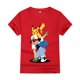thumbnail image 1 of Camisetas de Pokémon para niños y niñas de 1 a 8 años, traje de dibujos animados de manga corta de algodón, ropa informal de moda, 1 of 1