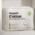 thumbnail image 7 of Peace Nest All Season 100% Organic Cotton Down Duvet Insert Medium Warmth Comforter, Off-white, Twin, 7 of 7