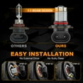 thumbnail image 2 of For Ram 1500 Big Horn Crew Cab Pickup 3.6L 5.7L 2019-2023 LED Headlight Bulb Kit, 2 of 14