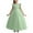 C-Light Green78, variant on DHFJKG Long Girls Formal Dresses Ruffle Sleeveless Backless Ball Gown Princess Long Dress With Bow And Beaded For Birthday Party Gown Soft Dresses