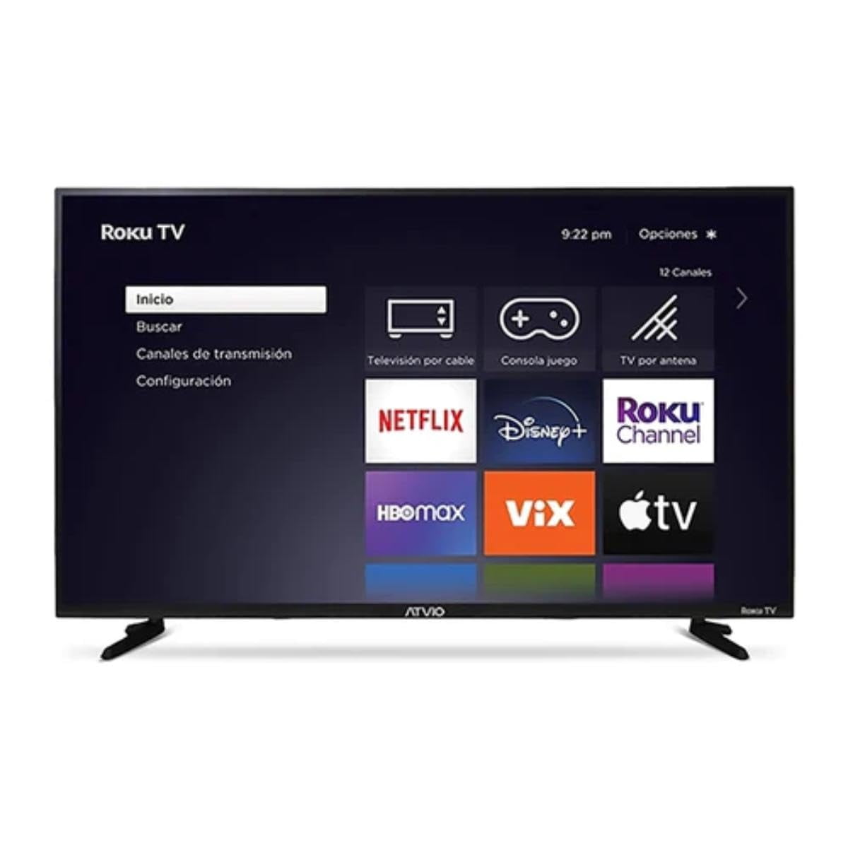lNV Pantalla 24 Pulgadas TV HD Color Negro Atvio | Bodega Aurrera en línea