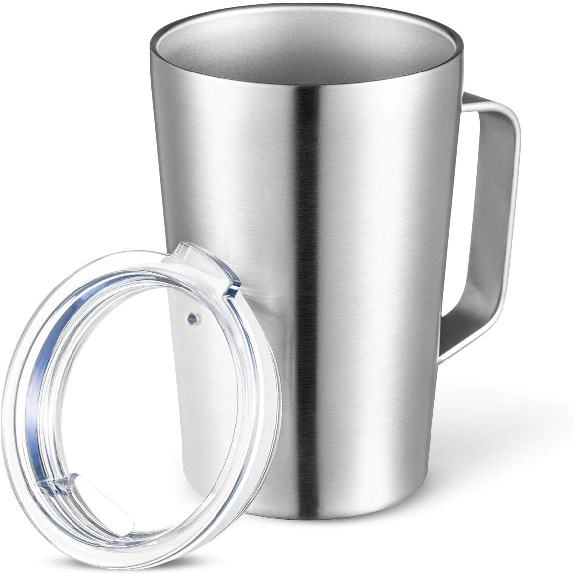 Stainless Steel Mug Cup Insulated Travel Double Wall Tumbler Coffee Tea Drinking 