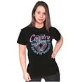 thumbnail image 4 of Cute Spirit of America Angel Wings Womens Fitted Plus Size Graphic Tee Brisco Brands 2X, 4 of 5