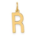 thumbnail image 1 of Diamond2Deal 14K Yellow Gold Letter R Initial Pendant for Women, 1 of 3